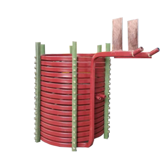 中頻爐、中頻電爐重要組成部分-感應線(xiàn)圈（洛陽(yáng)萬(wàn)峰工業(yè)爐）